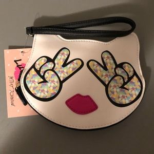Betsey Johnson ‘Luv Betsey’ Peace Kitty Wristlet!